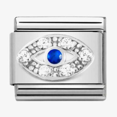 Nomination CLASSIC Composable Spirituality Blue & White Eye Charm 330304/43
