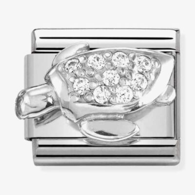 Nomination CLASSIC Composable Sterling Silver Cubic Zirconia Sea Turtle Charm 330304/46