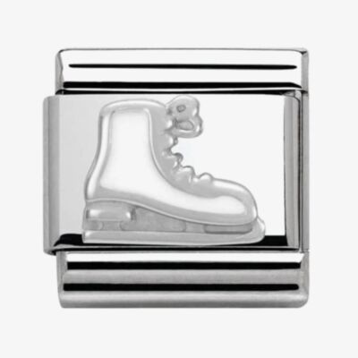 Nomination CLASSIC Silvershine Christmas Ice Skate Charm 330204/04