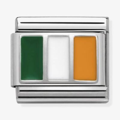 Nomination CLASSIC Silvershine Flags Ireland Charm 330207/06