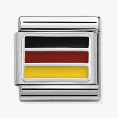 Nomination CLASSIC Silvershine Flags Germany Charm 330207/14