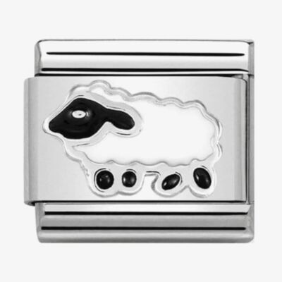 Nomination CLASSIC Silvershine White Sheep Charm 330204/20
