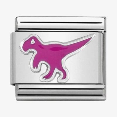 Nomination CLASSIC Silvershine T-Rex Dinosaur Charm 330204/21