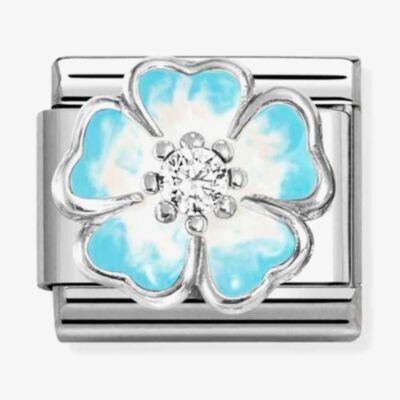 Nomination Classic SIMBOLS Blue Flower Fade Charm 330321/16