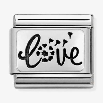 Nomination CLASSIC Composable Plates Love With Flower Charm 330109/59