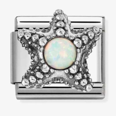 Nomination Classic White Opal Starfish Charm 330511/05