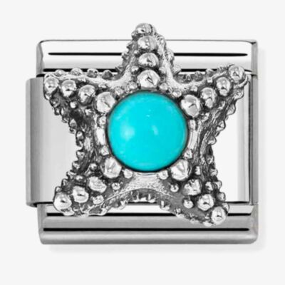 Nomination Classic Turquoise Starfish Charm 330511/06