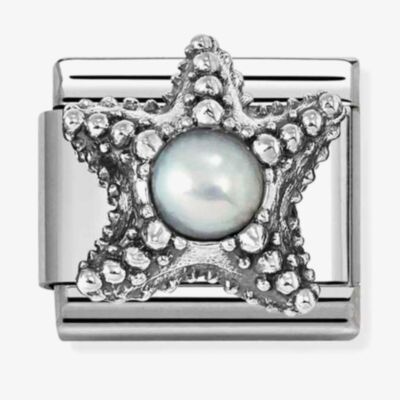 Nomination Classic White Pearl Starfish Charm 330511/09