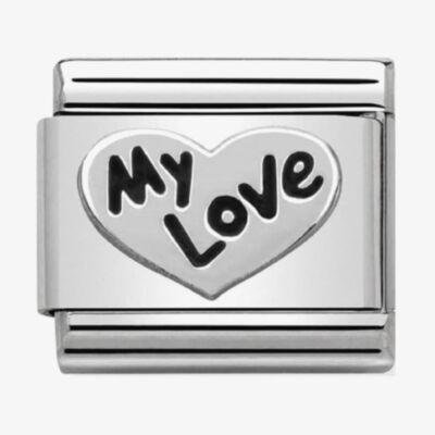 Nomination CLASSIC Silvershine Symbols Heart My Love Charm 330101/09