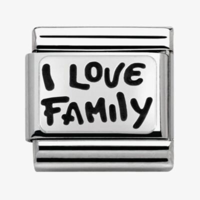 Nomination CLASSIC Silvershine My Family I Love Family Charm 330102/34