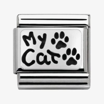 Nomination CLASSIC Silvershine My Family My Cat Charm 330102/36