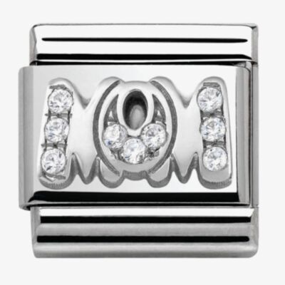 Nomination CLASSIC Silvershine My Family Cubic Zirconia Mom Charm 330316/07