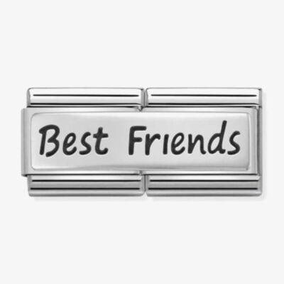 Nomination CLASSIC Silvershine Double Link Best Friends Charm 330710/03