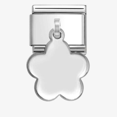 Nomination Stainless Steel & Silver Plain Flower Pendant Charm 331801/13