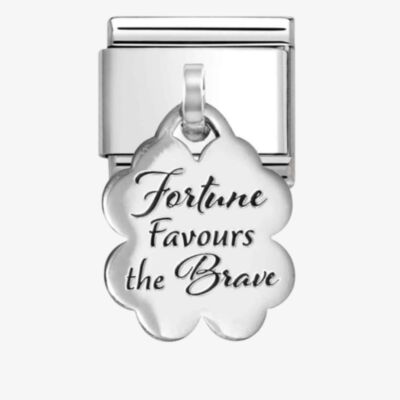 Nomination Stainless Steel & Silver Fortune Four Leaf Clover Pendant Charm 331811/11