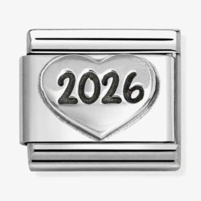 Nomination Classic Symbols Silver 2026 Heart Charm 330101/97