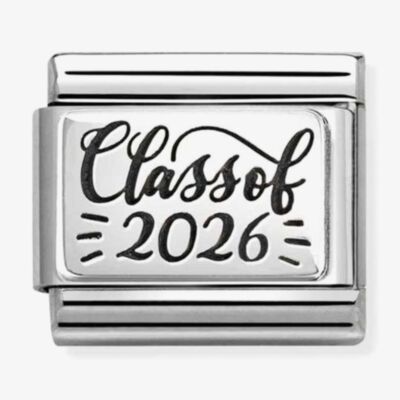 Nomination Classic Plates Silver Class Of 2026 Charm 330109/65