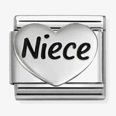 Nomination Composable Classic Niece Heart Charm 330114/26