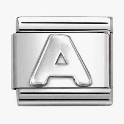 Nomination CLASSIC Composable Oxidised Silver Letter A Charm 330113/01*