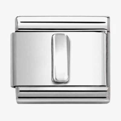 Nomination CLASSIC Composable Oxidised Silver Letter I Charm 330113/09