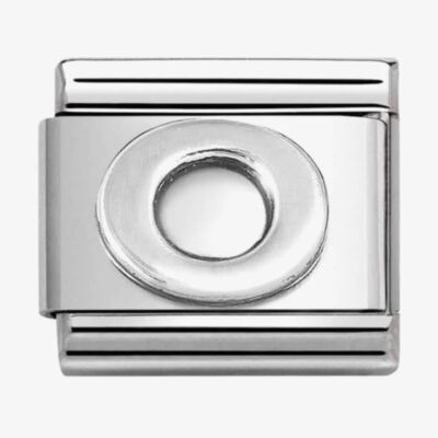 Nomination CLASSIC Composable Oxidised Silver Letter O Charm 330113/15