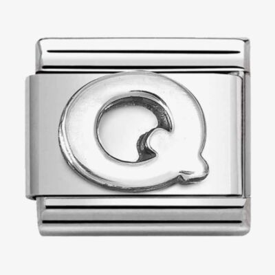 Nomination CLASSIC Composable Oxidised Silver Letter Q Charm 330113/17