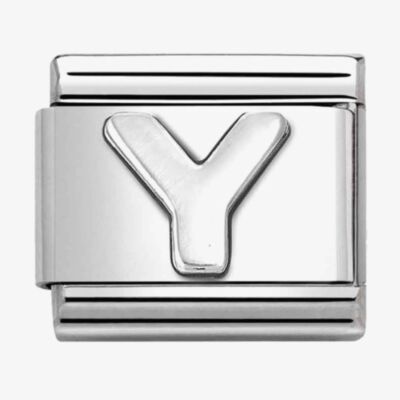 Nomination CLASSIC Composable Oxidised Silver Letter Y Charm 330113/25