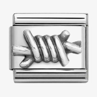 Nomination CLASSIC Silvershine Oxidised Barbed Wire Charm 330101/66