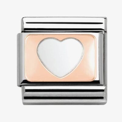 Nomination CLASSIC Rose Gold Heart Charm 430101/08