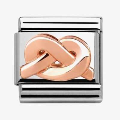 Nomination CLASSIC Rose Gold Relief Knot Charm 430106/01