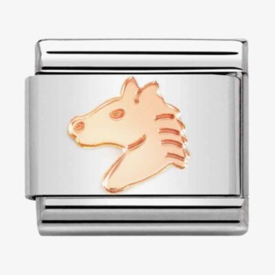 Nomination CLASSIC Composable Rose Gold Horse Head Charm 430104/47