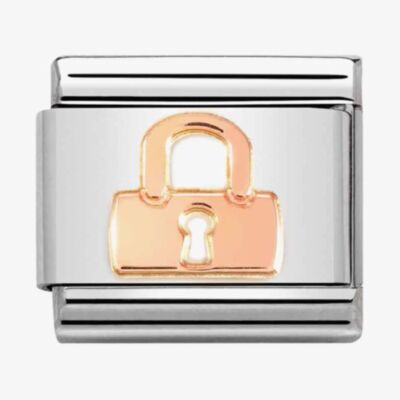 Nomination CLASSIC Composable Rose Gold Padlock Charm 430104/47