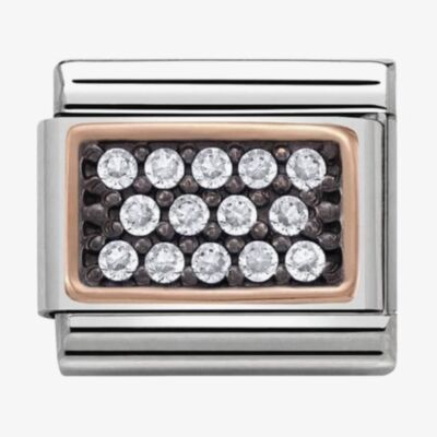 Nomination CLASSIC Rose Gold White Cubic Zirconia Charm 430313/08