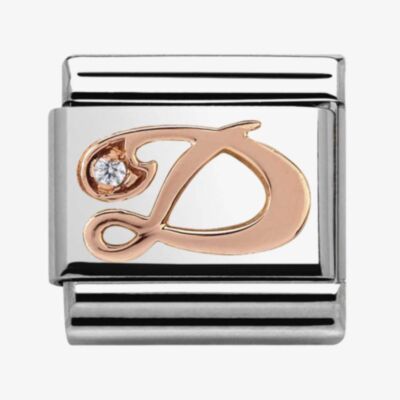 Nomination CLASSIC Rose Gold Letter D Charm 430310/04