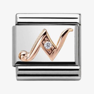 Nomination CLASSIC Rose Gold Letter N Charm 430310/14