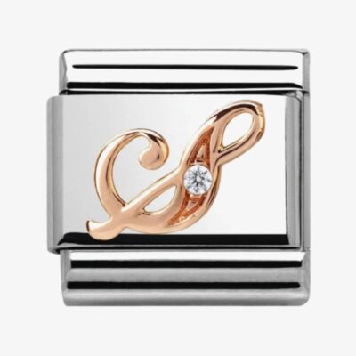 Nomination CLASSIC Rose Gold Letter S Charm 430310/19