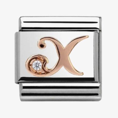 Nomination CLASSIC Rose Gold Letter X Charm 430310/24