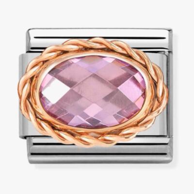 Nomination CLASSIC Composable Pale Pink Cubic Zirconia Charm 430603/003*