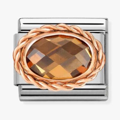 Nomination CLASSIC Composable Champagne Cubic Zirconia Charm 430603/012*