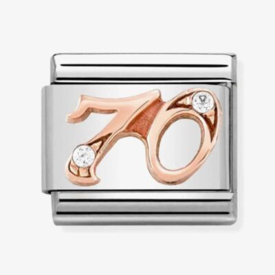 Nomination CLASSIC Composable Rose Gold Number 70 Charm 430315/70