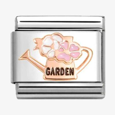 Nomination CLASSIC Rose Gold Gardening Watering Can Charm 430202/19