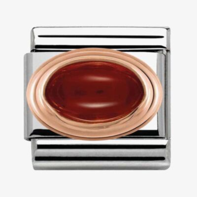 Nomination CLASSIC Rose Gold Garnet Charm 430502/03