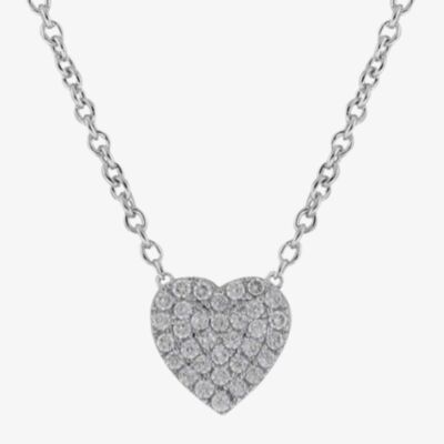 Crislu 'Miss CRISLU' Heart Pavé Necklace 9010069N13CZ