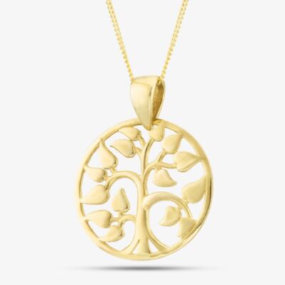 9ct Gold Tree Of Life Pendant GP2111 GN202