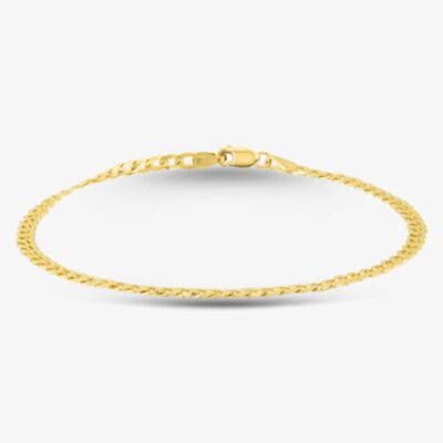 9ct Yellow Gold Curb Bracelet SUFC-340-9Y