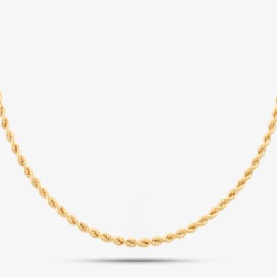 9ct Yellow Gold Rope Chain 040HVCY
