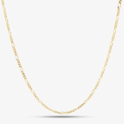 9ct 1.8mm Diamond Cut Figaro 20 Inch chain 1.15.0035