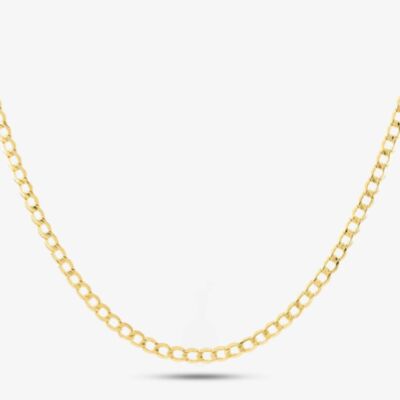 9ct Yellow Gold 24 Inch Curb Chain HC070-24