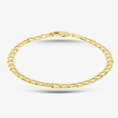 9ct Yellow Gold 8.5 Inch Curb Chain Bracelet HC120-8.5
