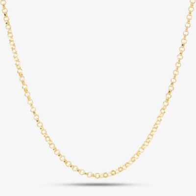 9ct Yellow Gold Round Belcher Chain SRBP-230-9Y